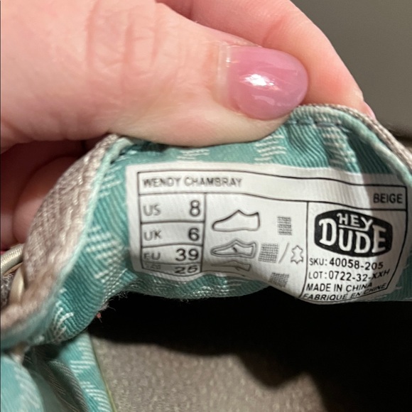 Hey Dude Women's Gray Slip-On Loafers - Picture 5 of 5